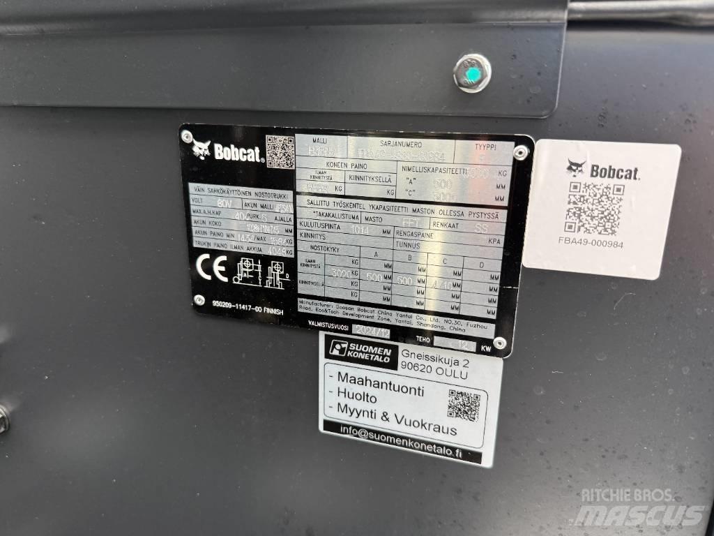 Bobcat B35NS Trukki Električni viličari