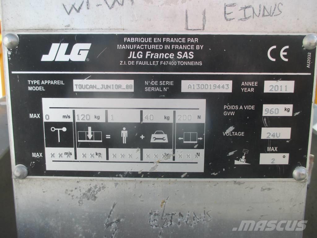 JLG Toucan Junior 8 Vertikalne radne podizne platforme