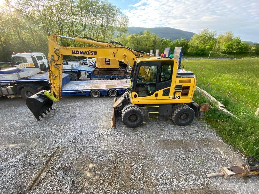 Komatsu PW 148 Bageri na kotačima