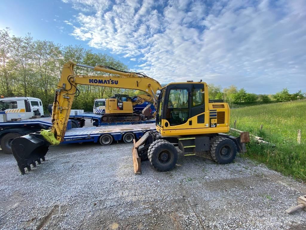 Komatsu PW 148 Bageri na kotačima
