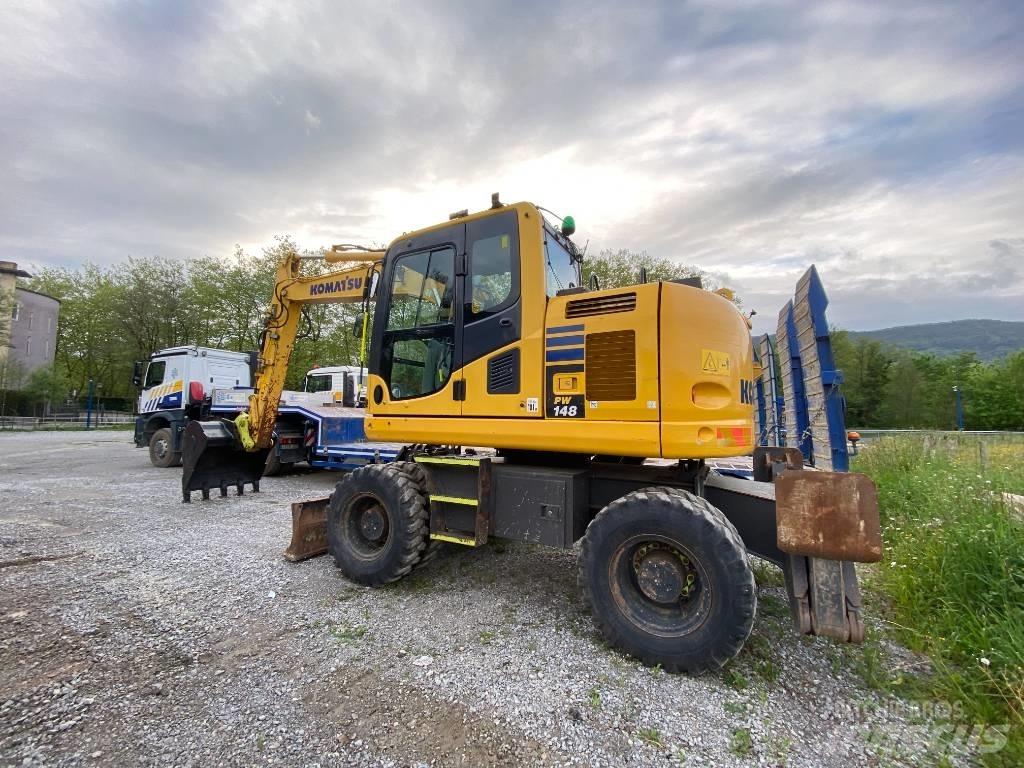 Komatsu PW 148 Bageri na kotačima