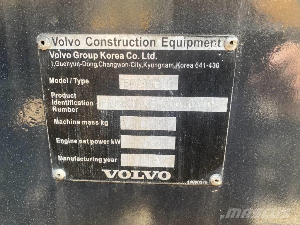 Volvo EC 290 B LC Bageri gusjeničari