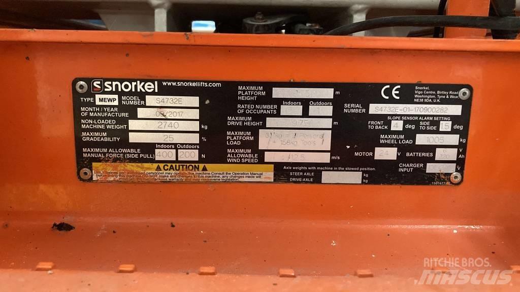 Snorkel S4732E Škaraste platforme