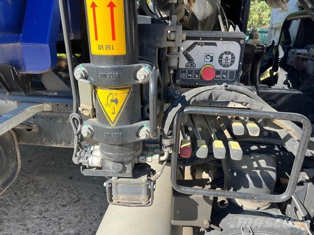 MAN TGM 15.250 Rol kiper kamioni s kukama za dizanje