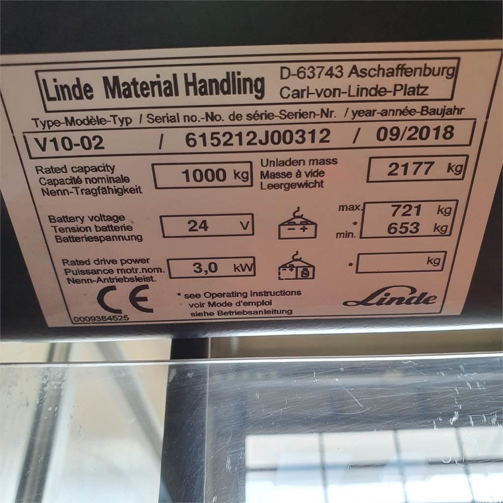 Linde V10 Visokopodizni komisioni viličar