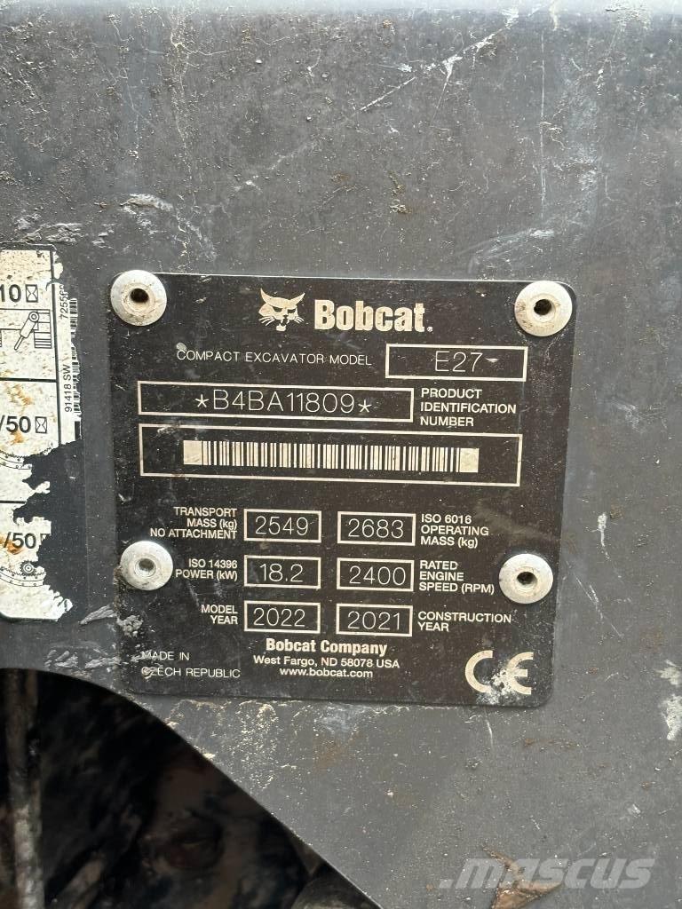 Bobcat E 27 Mini bageri <7t
