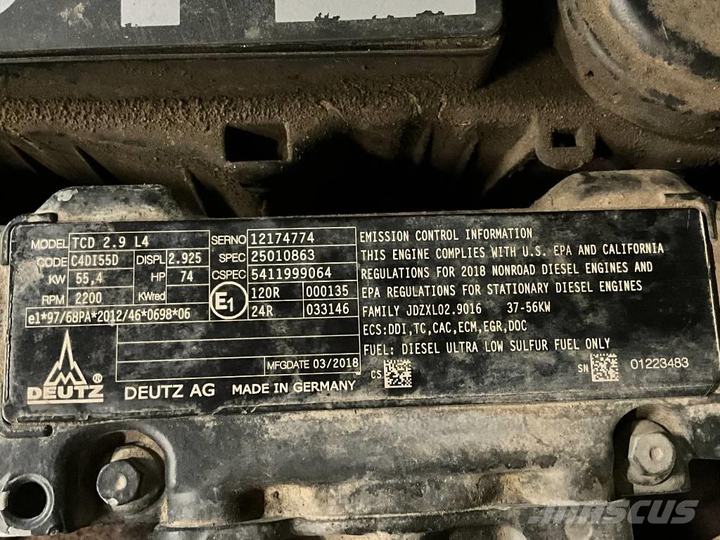 Yanmar B 75 W Bageri na kotačima