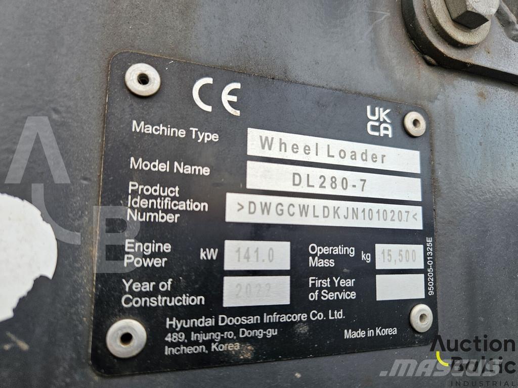 Doosan DL280-7 Utovarivači na kotačima