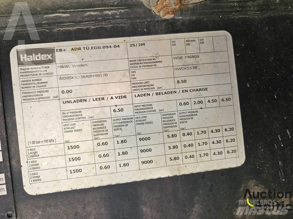 H&W HWDKSS 38 Poluprikolice sa ceradom