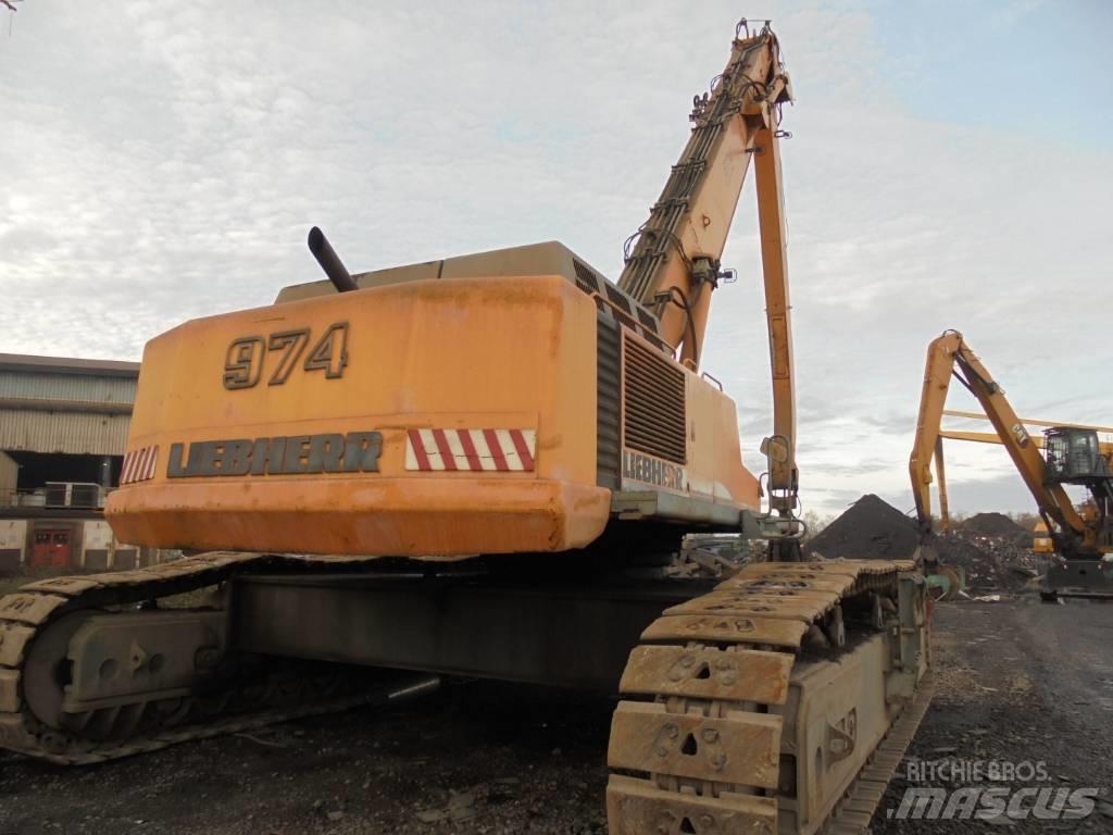 Liebherr R974 B SEW Bageri za manipuliranje materijalom / otpadom