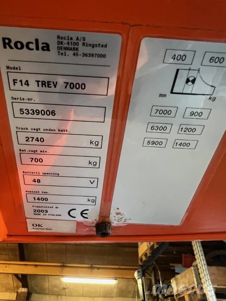 Rocla F 14 Trev 7000 Viličari sa pomičnim stupom