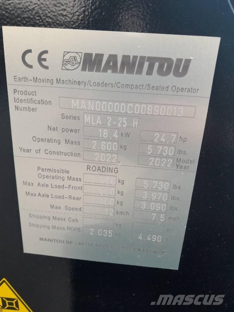 Manitou MLA 2-25 Višenamjenski utovarivači