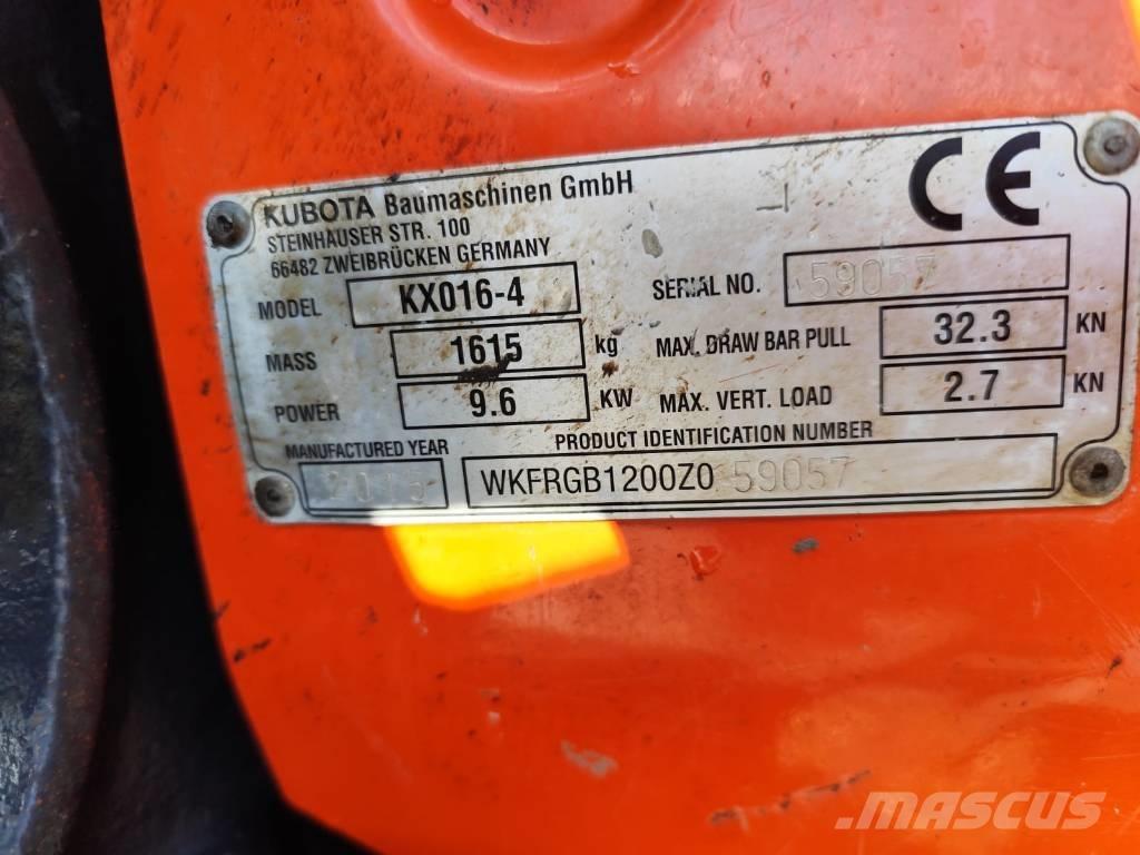 Kubota KX 016-4 Mini bageri <7t