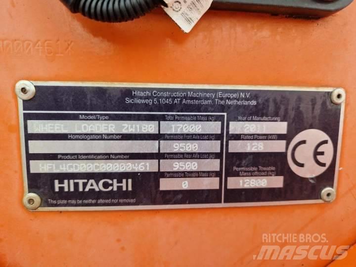 Hitachi ZW 180 Utovarivači na kotačima