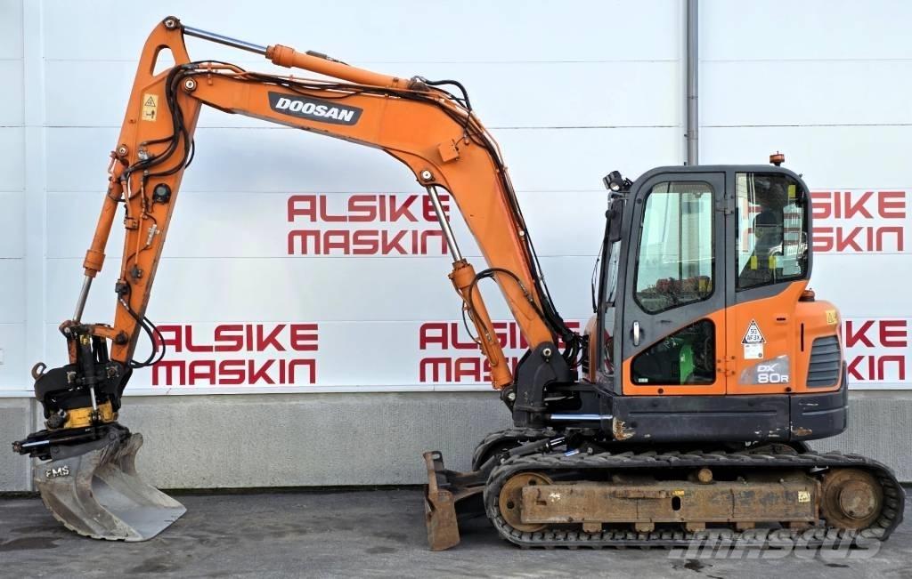 Doosan DX 80 R Midi bageri 7t – 12t