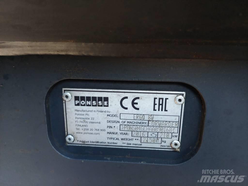 Ponsse Ergo 8W Harversteri