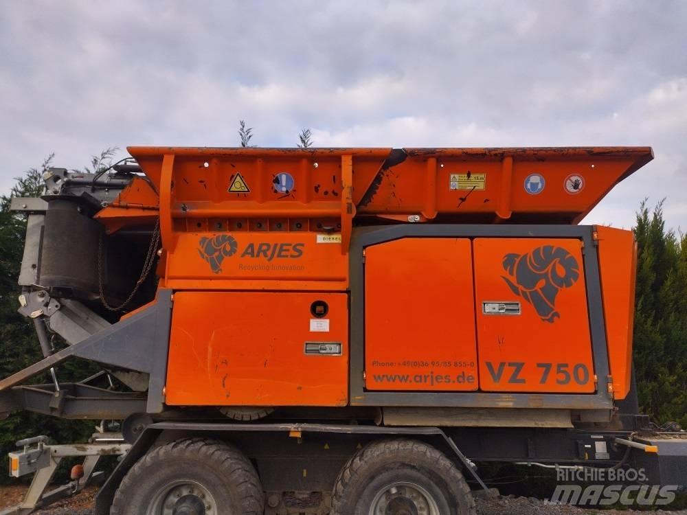 Arjes VZ 750 Strojevi za rezanje otpada