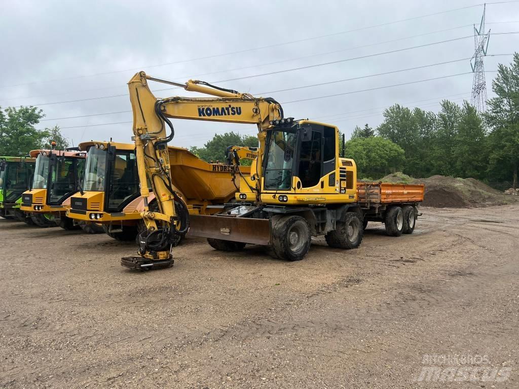Komatsu PW 148 Bageri na kotačima
