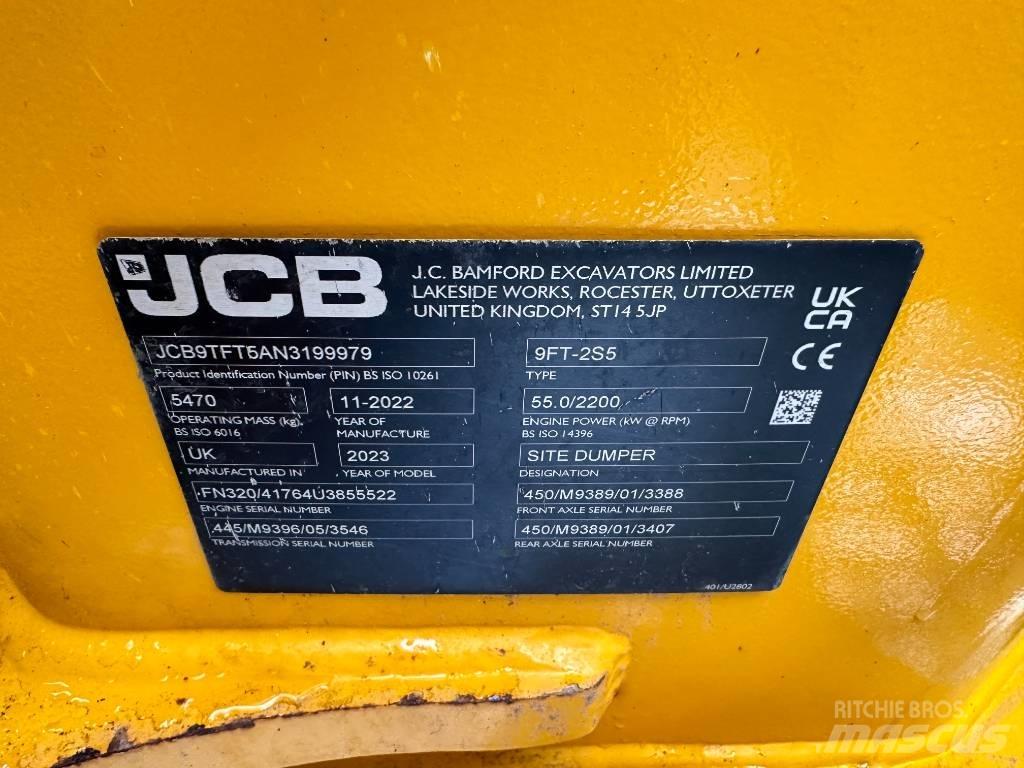 JCB 9 Ton Dumper Demperi za gradilišta