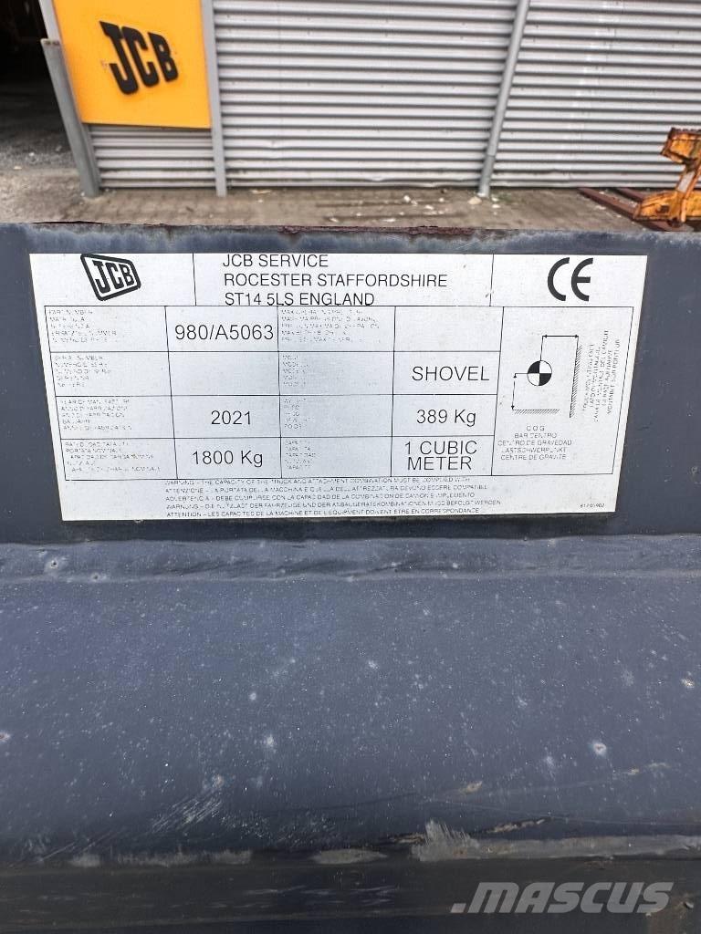 JCB Læsseskovl - 226cm Kašike / Korpe