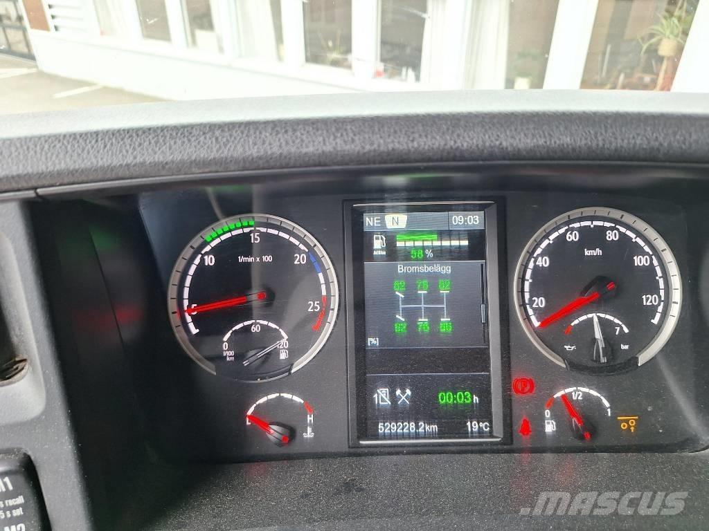 Scania R 580 LB Rol kiper kamioni s kukama za dizanje