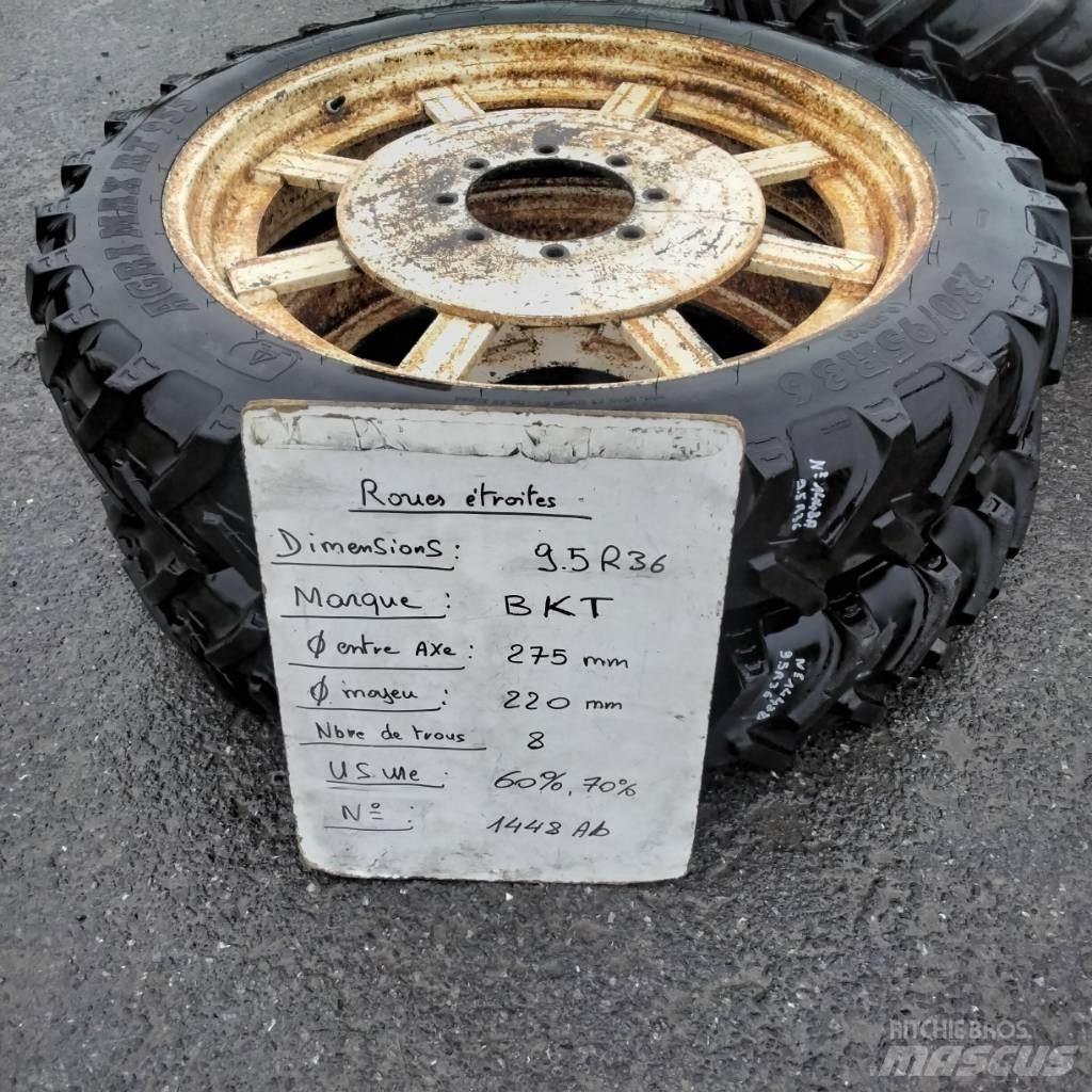BKT 9.5R36 Gume, kotači i naplatci