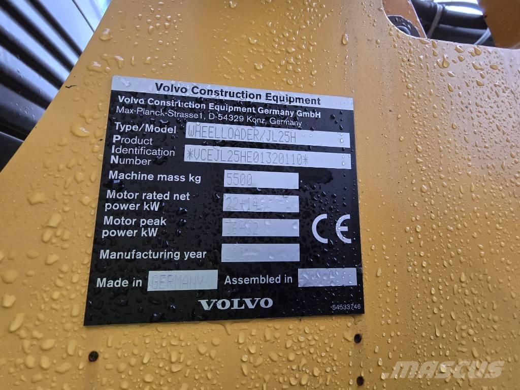 Volvo JL25H Electric Utovarivači na kotačima
