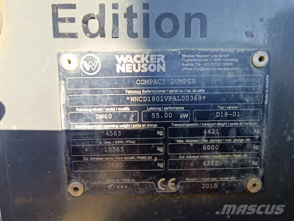 Wacker Neuson DW 60 Demperi za gradilišta