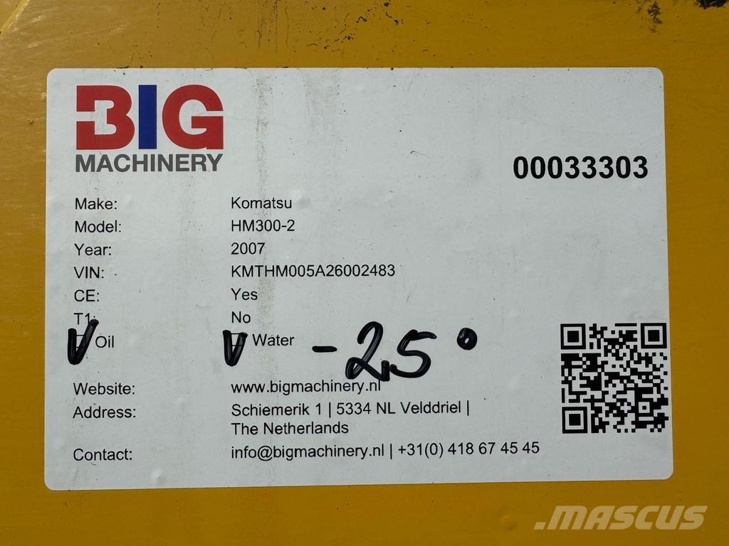 Komatsu HM300-2 Zglobni demperi