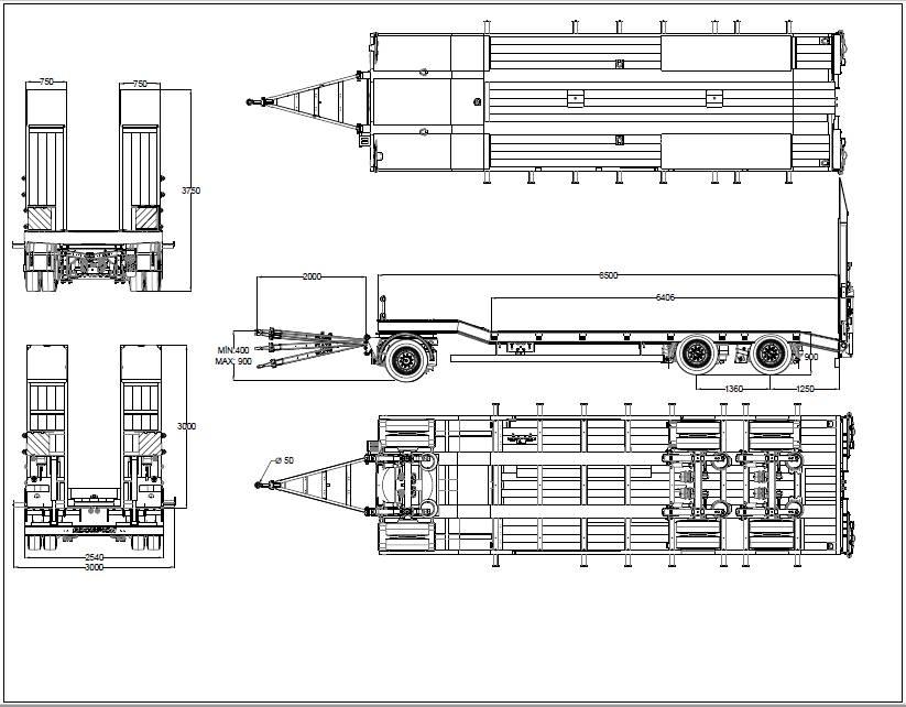  Scorpion SCR3 Nisko-utovarne poluprikolice
