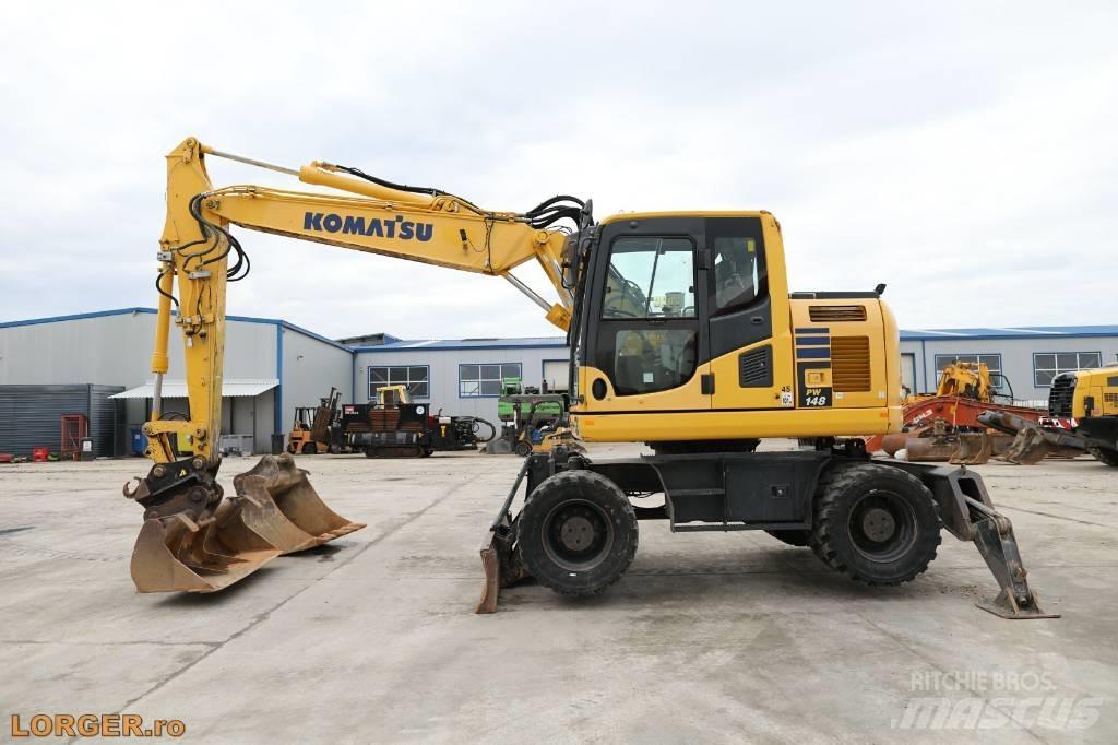 Komatsu PW 148-10 Bageri na kotačima
