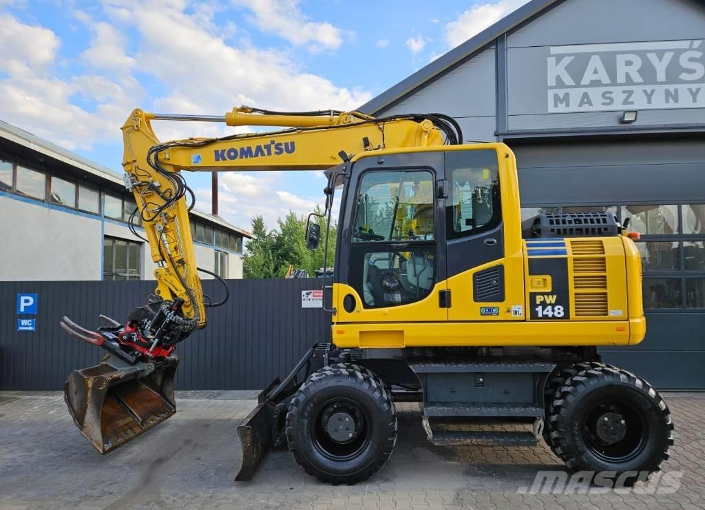 Komatsu PW 148-8 Bageri na kotačima
