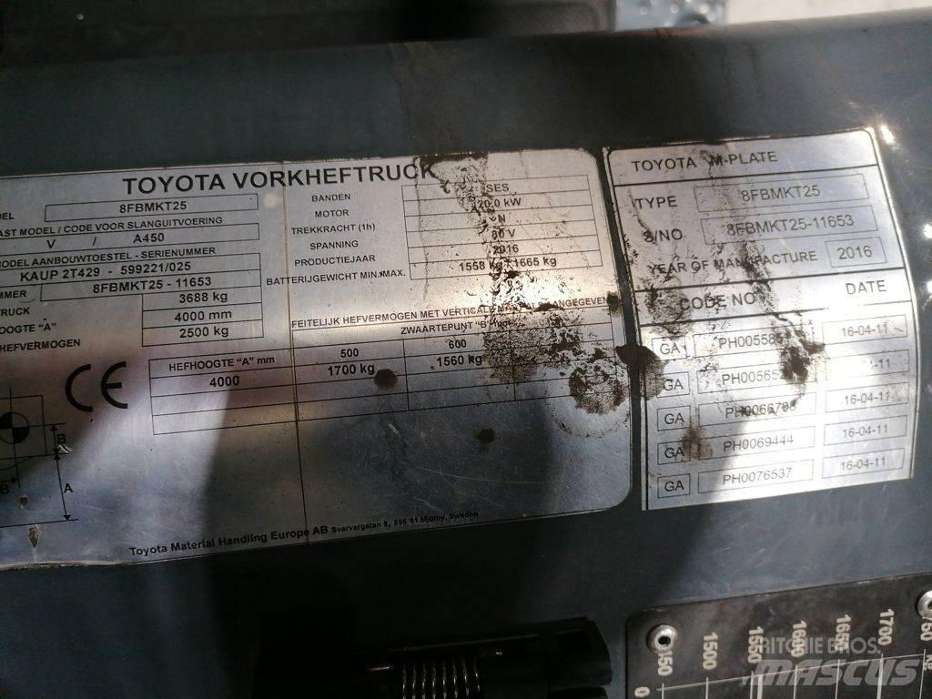 Toyota 8FBMKT25 Električni viličari