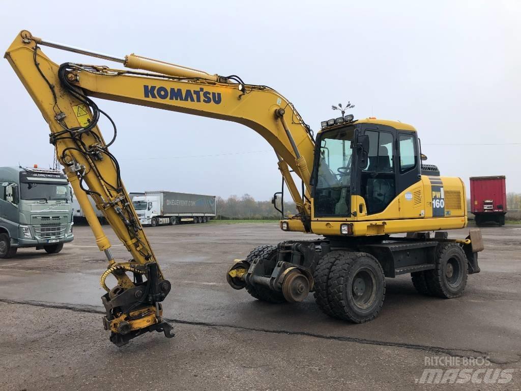 Komatsu PW160-7E0 Bageri na kotačima