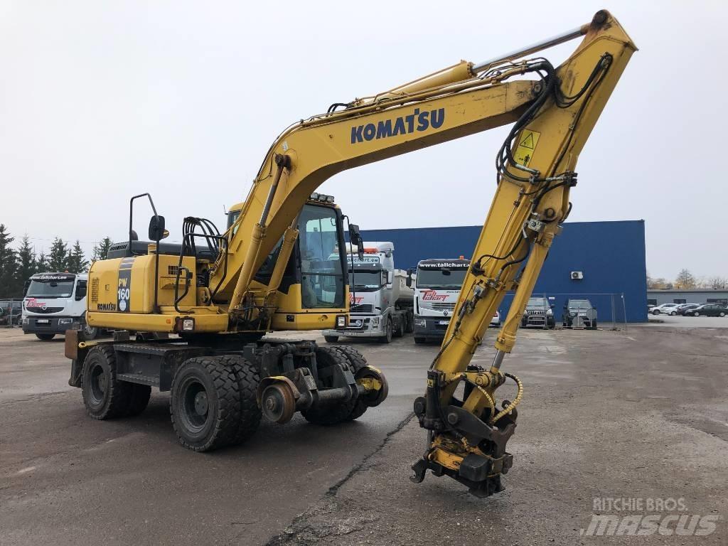 Komatsu PW160-7E0 Bageri na kotačima