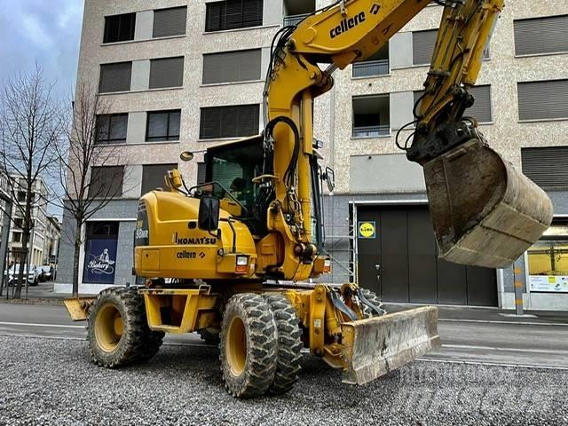 Komatsu PW 98 MR Bageri na kotačima