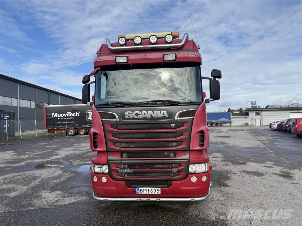 Scania R620 6X4 Rol kiper kamioni s kukama za dizanje