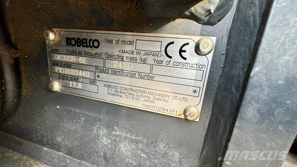Kobelco SK 30 SR-6E Mini bageri <7t