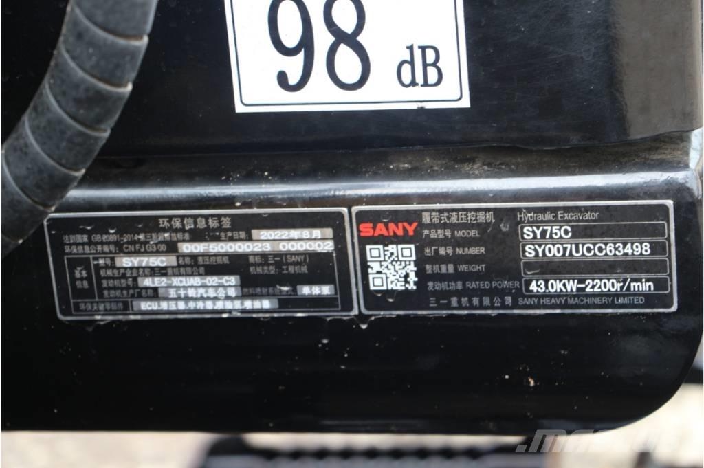 Sany sy75 Bageri gusjeničari