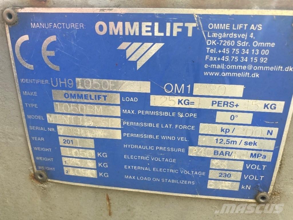 Omme lift Mini 10 Vučne prikolice se podiznom košarom