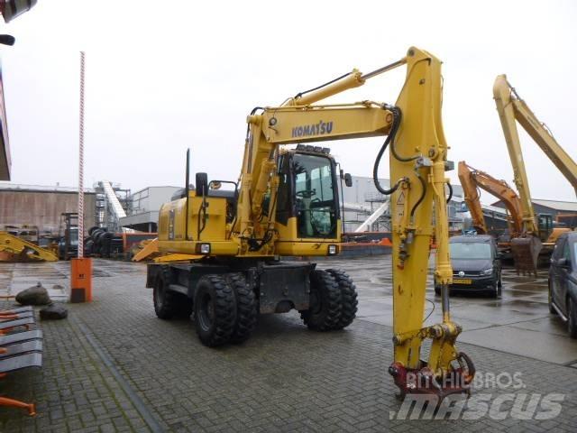 Komatsu PW 140-7 Bageri na kotačima