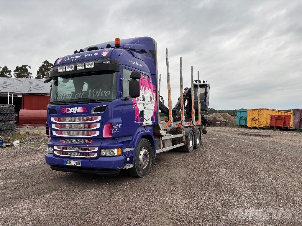Scania 560. 6x4 Kamioni za drva