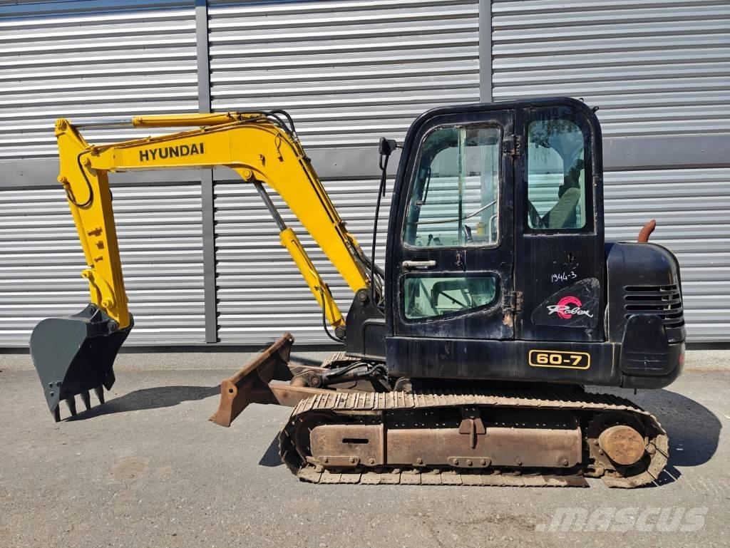 Hyundai R 60-7 Mini bageri <7t
