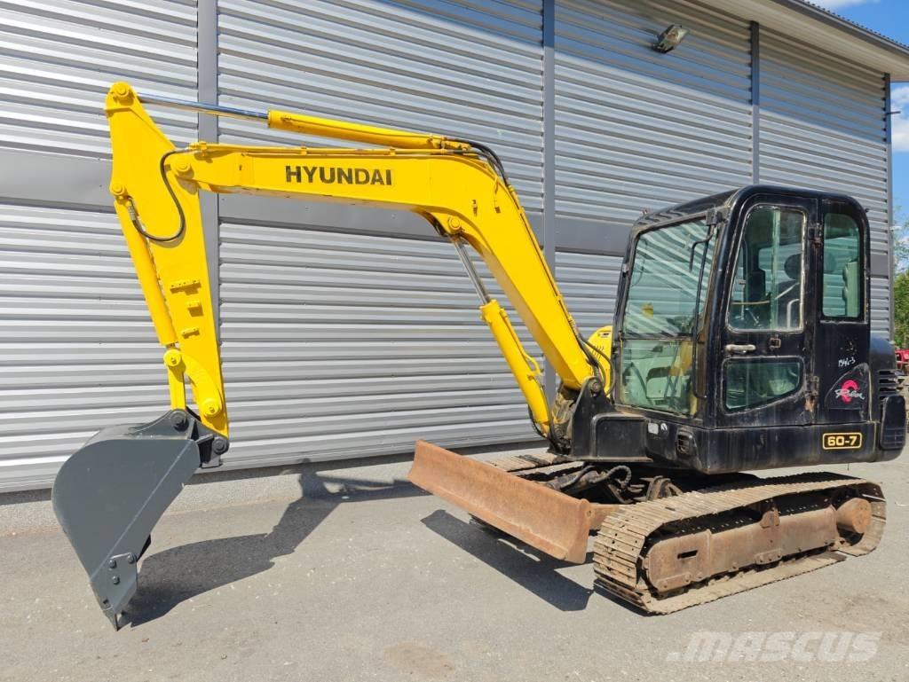 Hyundai R 60-7 Mini bageri <7t
