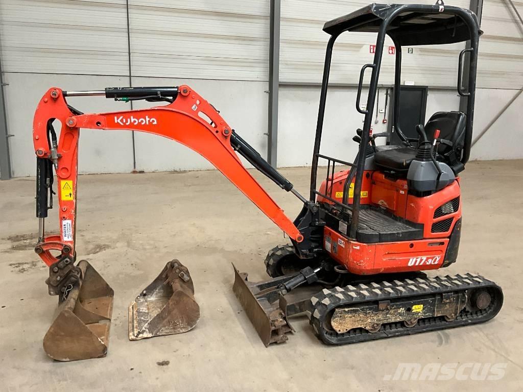 Kubota U 17-3 A Mini bageri <7t
