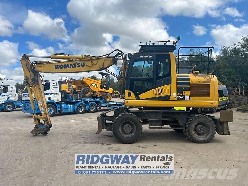 Komatsu PW 160 Bageri na kotačima
