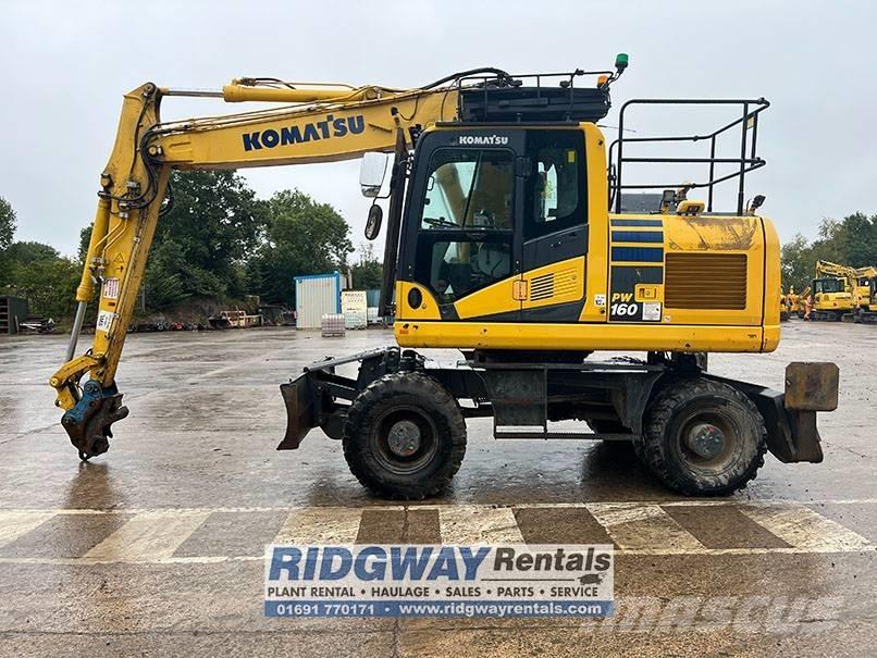 Komatsu PW 160 Bageri na kotačima