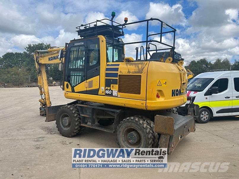 Komatsu PW 160 Bageri na kotačima