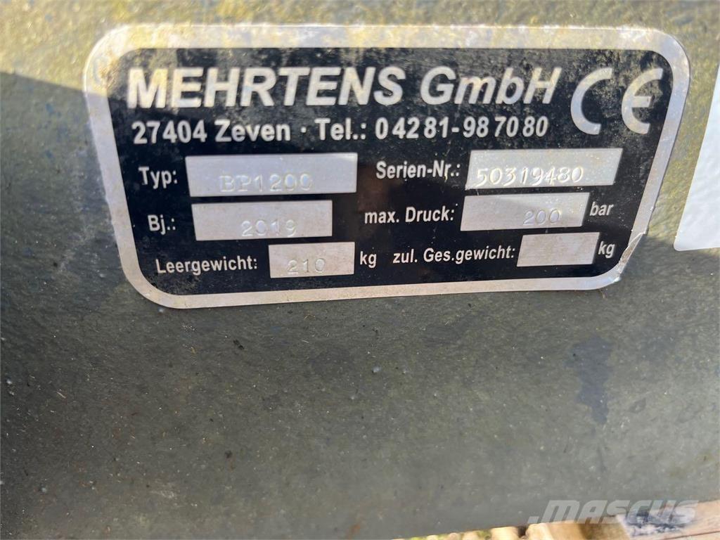 Weidemann BP 1200 Drugi strojevi za stoku i dodatna oprema