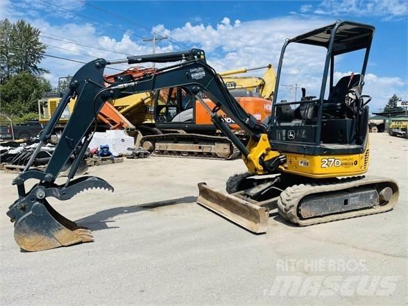 John Deere 27D Mini bageri <7t